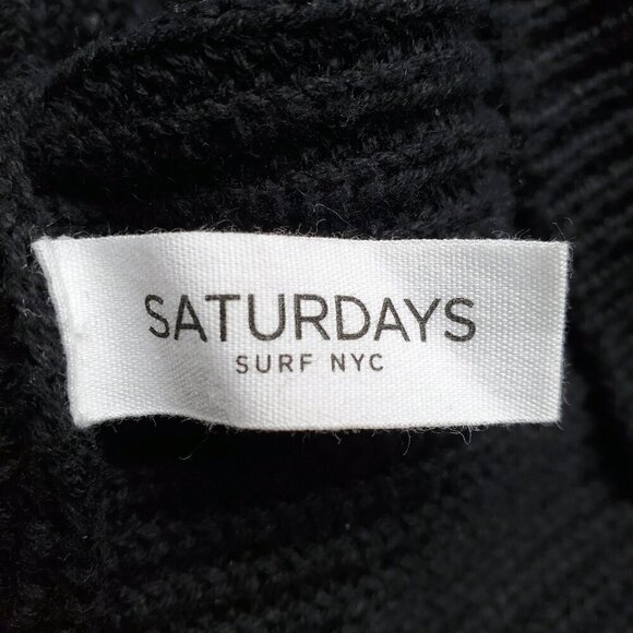 Slouchy Cotton & Cashmere Oversized Ribbed Heavy Knit Sweater L - Picture 11 of 16